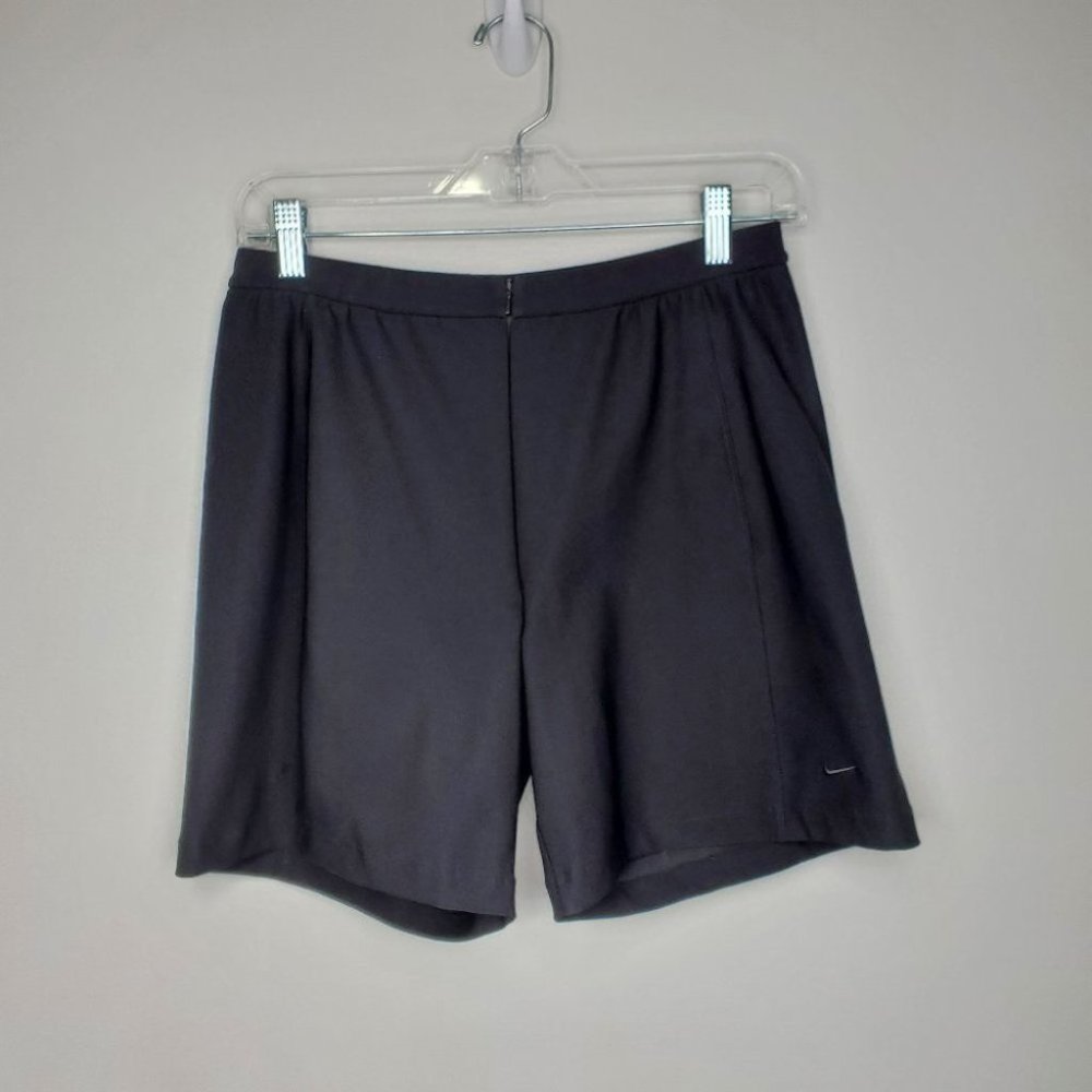 Nike Black Dri-Fit Athleisure Activewear Knit Shorts Size M (8-10)
